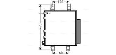 AVA QUALITY COOLING DU5063D — Radiator aer condiționat