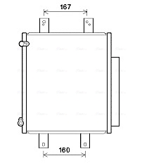 AVA QUALITY COOLING DU5075D — Radiator aer condiționat