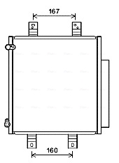 AVA QUALITY COOLING DU5076D — Radiator aer condiționat