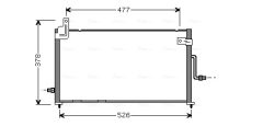 AVA QUALITY COOLING DW5044 — Радиатор кондиционера
