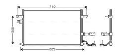 AVA QUALITY COOLING DW5056D — Радиатор кондиционера