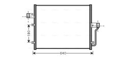 AVA QUALITY COOLING DW5082 — Радиатор кондиционера