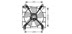 AVA QUALITY COOLING DW7507 — Ventilator radiator motor
