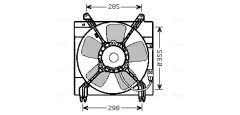 AVA QUALITY COOLING DW7509 — Ventilator radiator motor