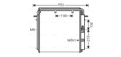 AVA QUALITY COOLING DZ5023 — Радиатор кондиционера