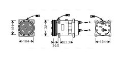 AVA QUALITY COOLING DZAK017 — Compresor aer condiționat