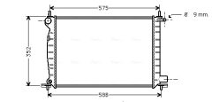 AVA QUALITY COOLING FD2224 — Радиатор охлаждения