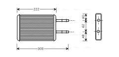 AVA QUALITY COOLING FD6353 — Радиатор печки