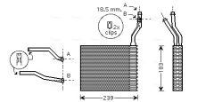 AVA QUALITY COOLING FD6365 — Radiator încălzire habitaclu