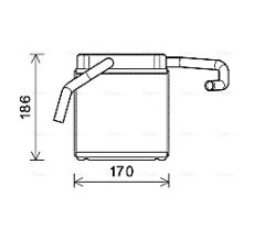 AVA QUALITY COOLING FD6607 — Radiator încălzire habitaclu