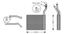 AVA QUALITY COOLING FDA6364 — Radiator încălzire habitaclu