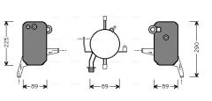 AVA QUALITY COOLING FDD119 — Filtru deshidrator aer condiționat