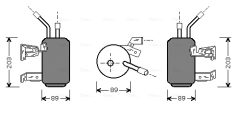 AVA QUALITY COOLING FDD312 — Filtru deshidrator aer condiționat