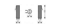 AVA QUALITY COOLING FDD584 — Filtru deshidrator aer condiționat