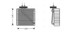 AVA QUALITY COOLING FDV270 — Evaporator aer condiționat