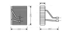 AVA QUALITY COOLING FDV330 — Evaporator aer condiționat