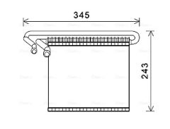 AVA QUALITY COOLING FDV491 — Evaporator aer condiționat