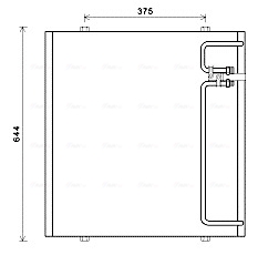 AVA QUALITY COOLING FE5011 — Radiator aer condiționat