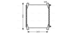 AVA QUALITY COOLING FE5013 — Radiator aer condiționat