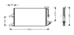 AVA QUALITY COOLING FT5205 — Радиатор кондиционера
