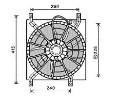 AVA QUALITY COOLING FT7580 — Ventilator radiator motor