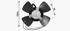 AVA QUALITY COOLING FT7618 — Вентилятор радиатора