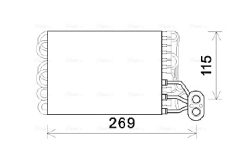 AVA QUALITY COOLING FTV422 — Evaporator aer condiționat