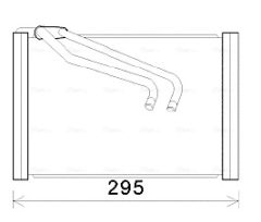 AVA QUALITY COOLING FTV443 — Evaporator aer condiționat
