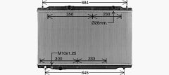 AVA QUALITY COOLING HD2334 — Radiator răcire motor