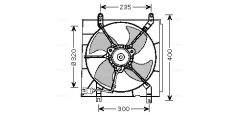 AVA QUALITY COOLING HD7530 — Ventilator radiator motor