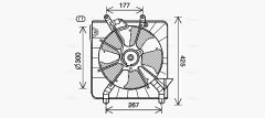 AVA QUALITY COOLING HD7538 — Вентилятор радиатора
