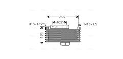 AVA QUALITY COOLING HY3261 — Радиатор масла АКПП