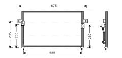AVA QUALITY COOLING HY5058 — Радиатор кондиционера