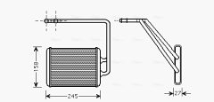 AVA QUALITY COOLING HY6141 — Радиатор печки