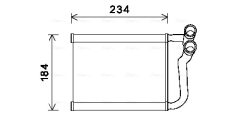 AVA QUALITY COOLING HY6253 — Радиатор печки