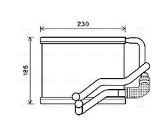AVA QUALITY COOLING HY6314 — Радиатор печки