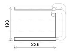 AVA QUALITY COOLING HY6391 — Радиатор печки
