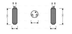 AVA QUALITY COOLING HYD080 — Filtru deshidrator aer condiționat
