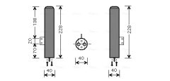 AVA QUALITY COOLING HYD193 — Filtru deshidrator aer condiționat