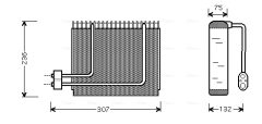 AVA QUALITY COOLING HYV014 — Evaporator aer condiționat