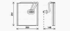AVA QUALITY COOLING HYV444 — Испаритель кондиционера