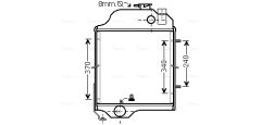 AVA QUALITY COOLING JD2006 — Radiator răcire motor