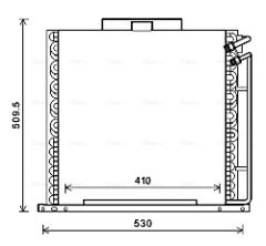 AVA QUALITY COOLING JD5051 — Radiator aer condiționat