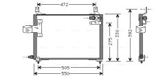 AVA QUALITY COOLING KA5006 — Радиатор кондиционера
