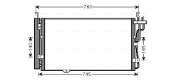 AVA QUALITY COOLING KA5104D — Радиатор кондиционера