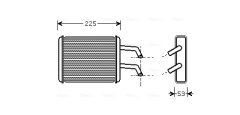 AVA QUALITY COOLING KA6109 — Радиатор печки