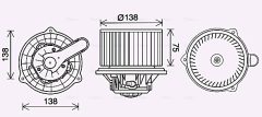 AVA QUALITY COOLING KA8288 — Ventilator habitaclu