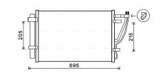 AVA QUALITY COOLING KAA5147D — Radiator aer condiționat