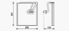 AVA QUALITY COOLING KAV292 — Evaporator aer condiționat