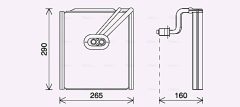 AVA QUALITY COOLING KAV294 — Испаритель кондиционера